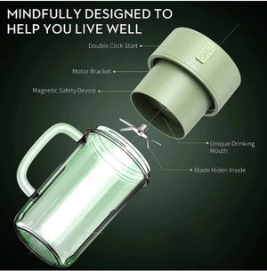 Blender with labeled features