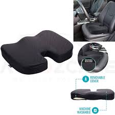 Black car seat cover with detachable cover feature on a white background