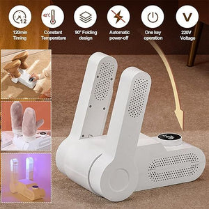shoe dryer with features listed